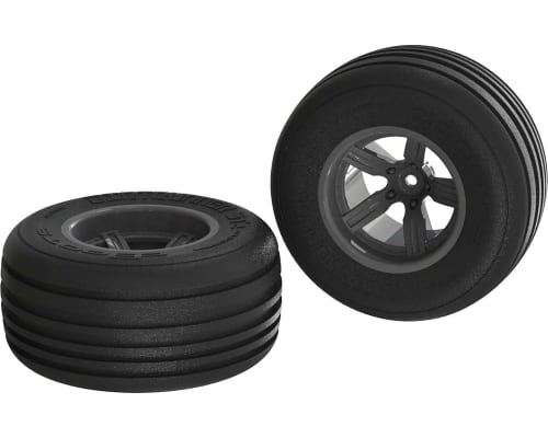 AR550040 Dirt Runner ST Fr Tire Set Glued Blk (2) photo