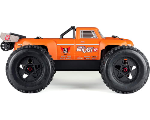 1/8 Outcast 6s 4WD Blx Stunt Truck Matte Orange photo