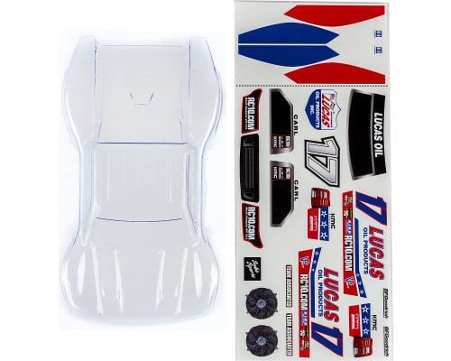 Body Clear W/Lucas Oil Decal Sc28 photo