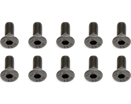 Flat Head Hex Screw M3x8mm (10) photo