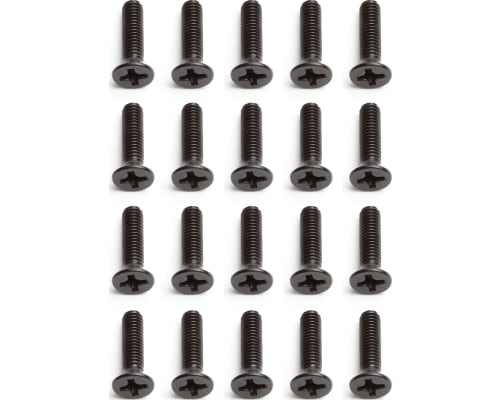 M3x12mm Flat Head Phillips Screws (20) photo