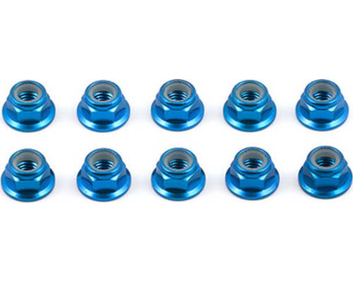 Factory Team Locknut Blue 5mm Mgt (10) photo