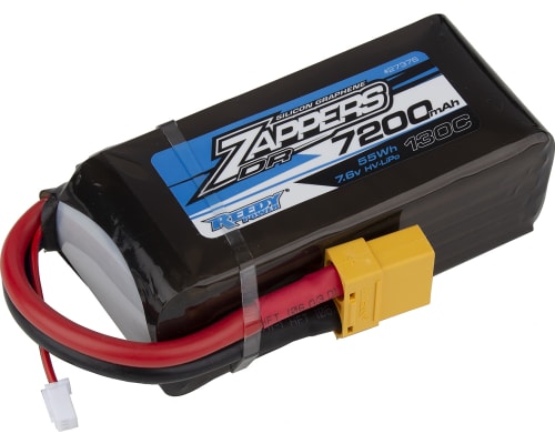 Zappers DR 7200mAh 130C 7.6V Shorty soft w/XT90 photo