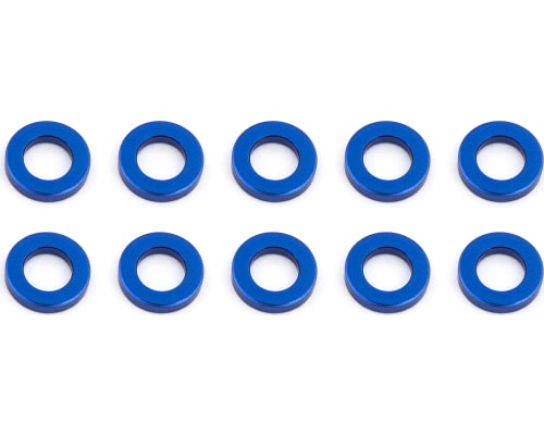 Ballstud Washers 5.5x1.0 mm blue aluminum photo