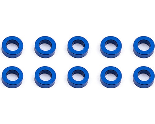 Ballstud Washers 5.5x2.0 mm blue aluminum photo