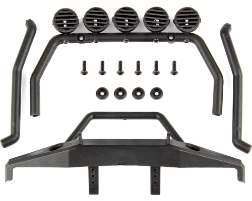 CR12 Roll Bar and Bumper Set black photo