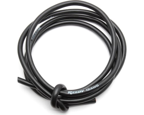 Pro Silicone Wire 12AWG Black 1m photo