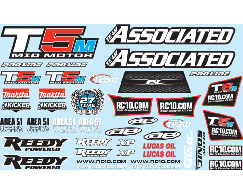 RC10t5m Decal Sheet photo