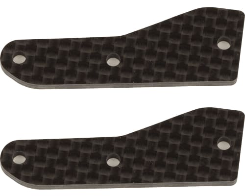 Rc8B4 Ft Front Upper Suspension Arm Inserts Carbon Fiber 2mm photo