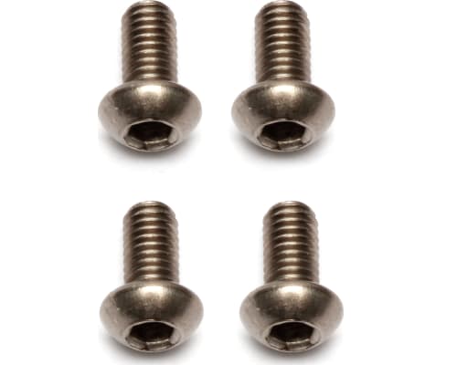 M3x6mm Titanium BHCS Button Head Cap Screws (4) photo