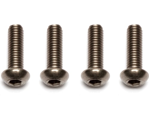 M3x10mm Titanium BHCS Button Head Cap Screws (4) photo