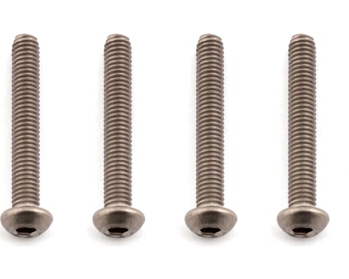 M3x20mm Titanium BHCS Button Head Cap Screws (4) photo