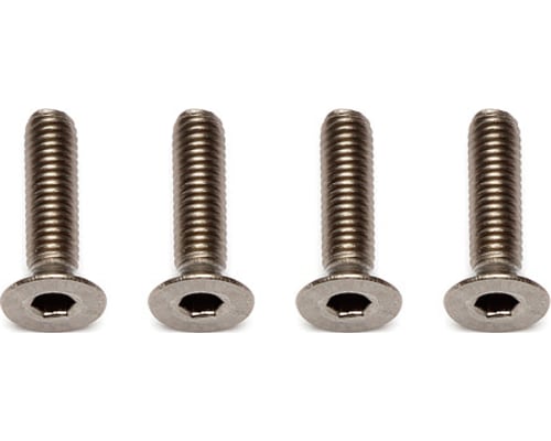 M3x12mm Titanium FHCS Flat Head Cap Screws (4) photo