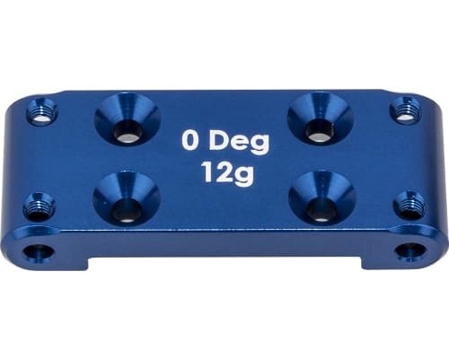 RC10B6.4 Front Bulkhead blue aluminum photo