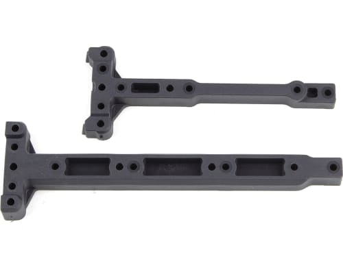 RC10b74 Factory Team Chassis Braces Carbon Fiber photo