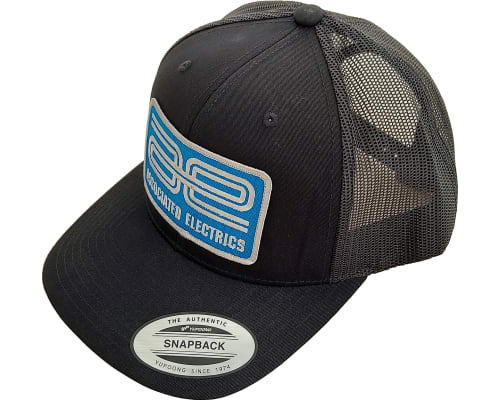 Ae Logo Trucker Hat Curved Bill Black photo