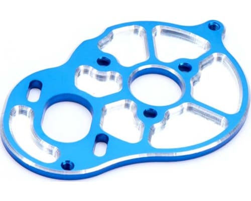 FT Milled Motor Plate Blue photo