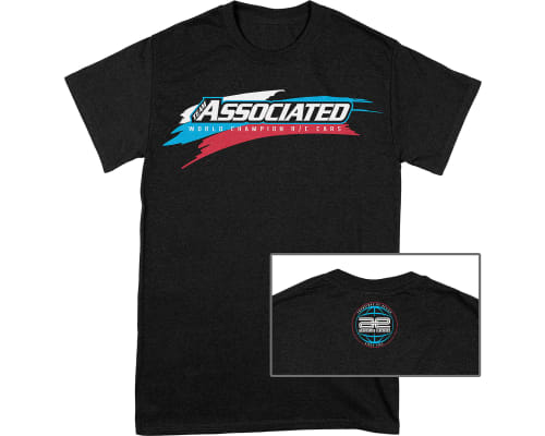 discontinued Team Associated WC19 T-shirt black L photo