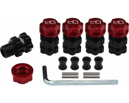 Aluminum Heavy Duty 17mm Hex Hubs 10mm Offset Arrma 1/10 4x4 photo