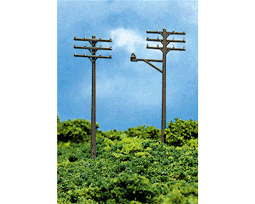 N Telephone Poles Set of 12 photo