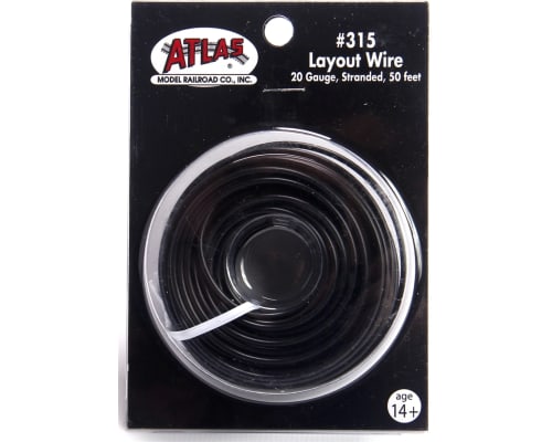 discontinued 50 Stranded Wire 20 Gauge/Black photo