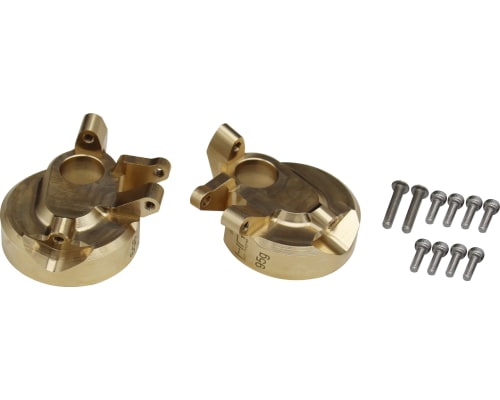 Brass Currie F9 Portal Steering Knuckle: UTB SCX 3 photo