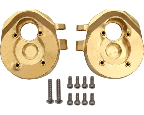 132g Brass Currie F9 Portal Steering Knuckle: UTB SCX 3 photo