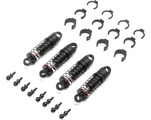 Oil Shock Set 6mm .213 LBS/IN Red : SCX24 4 photo