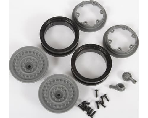 1.9 MW19 Beadlock Wheels - Gray 2 pieces photo