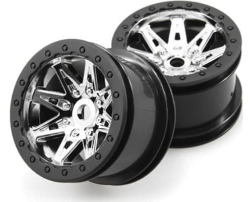 AX08137 2.2 Rebel Wheels 41mm Wide Chrome/Black 2 photo