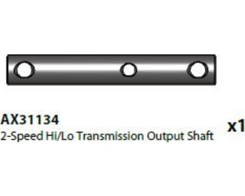 discontinued AX31134 2-Speed Hi/Lo Trans Output Shaft 5x35mm photo