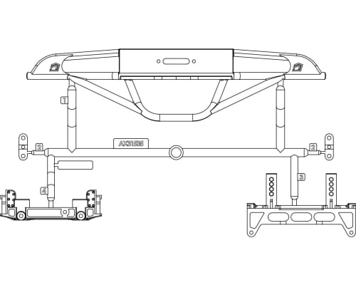 AX31535 Chassis Unlimited K5 Front Bumper photo