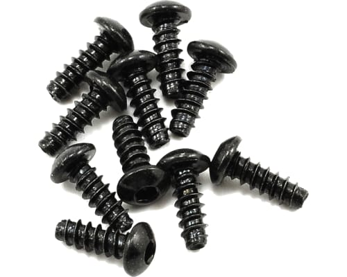 M2.6x8mm Hex Socket Tapping Button Head (Black) (10pcs) photo