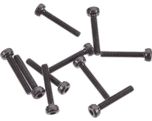 M2x12mm SHCS Socket Head Cap Screws Black Oxide (10) photo