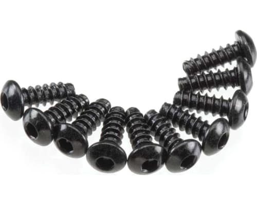 M3x8mm Hex Socket Tapping Button Head (Black) (10 pieces) photo