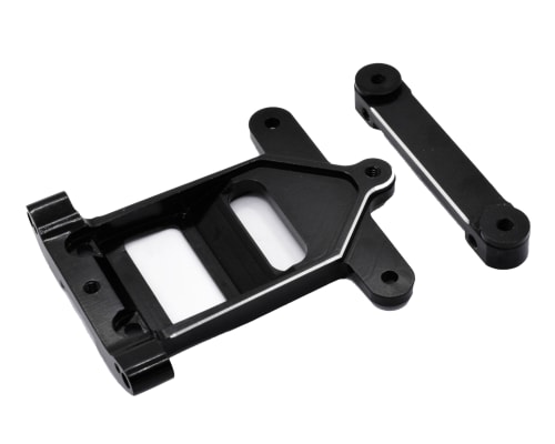 Aluminum Rear Chassis Plate and Arm Mount - B44.x photo