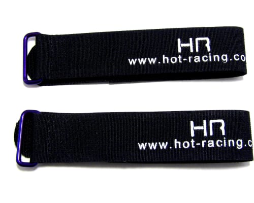 discontinued Lp Purple/Black hook and loop Straps 200mm photo