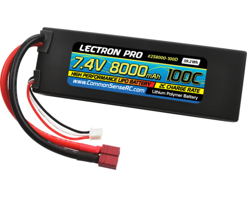 7.4V 8000mAh 100C LiPo Battery with Deans-Type Connector photo