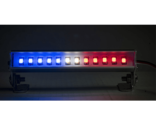 LED Light Bar - 3.6 - Police Lights (Red White and Blue light photo