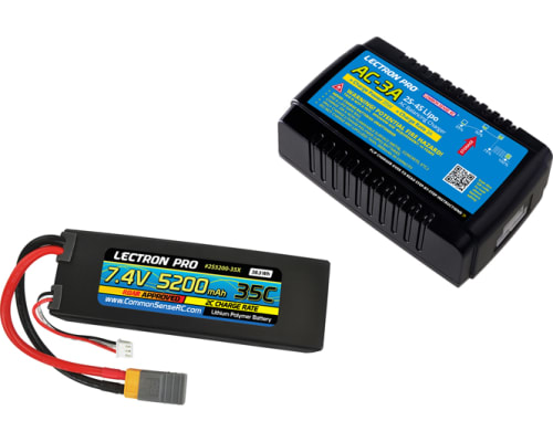 AC-3A Charger + 1 x 7.4V 5200mah 35C w/ XT60 photo