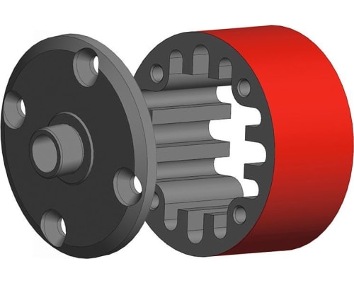 Differential Case - 35mm - Aluminium Center / Steel Flange photo