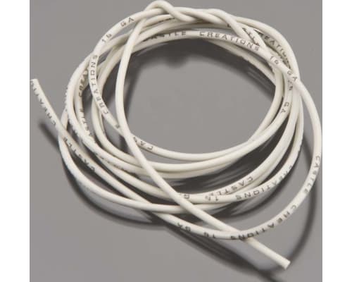 Wire 60 inch 16 AWG White photo