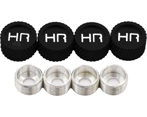 discontinued Black Aluminum M4 Screw Head Caps and Washers (4) photo