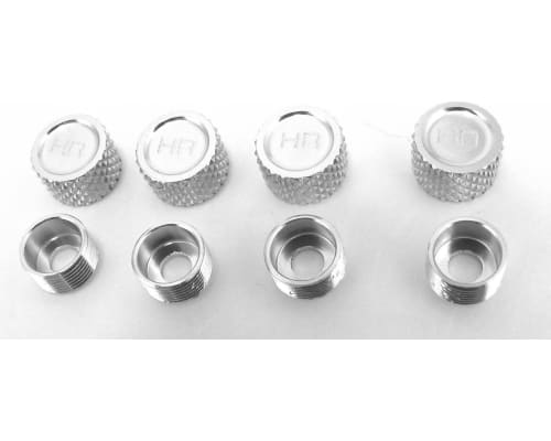 discontinued Silver Aluminum M3 Screw Head Caps and Washers (4) photo