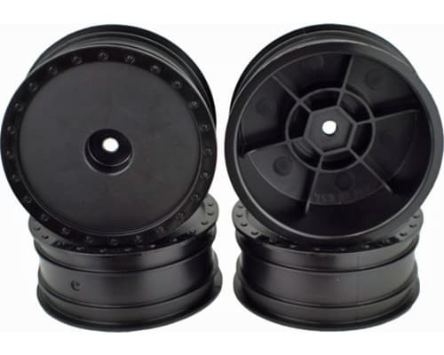 Borrego Wheels for Associated B6/Kyosho Rb6 Front Black (4) photo