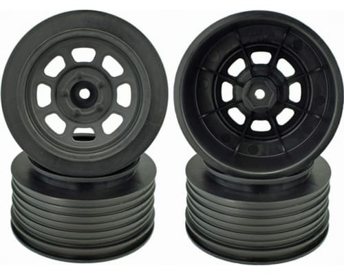 Speedway Wheels for TRA Slash Front / 19mm BKSP / BLACK / 4P photo