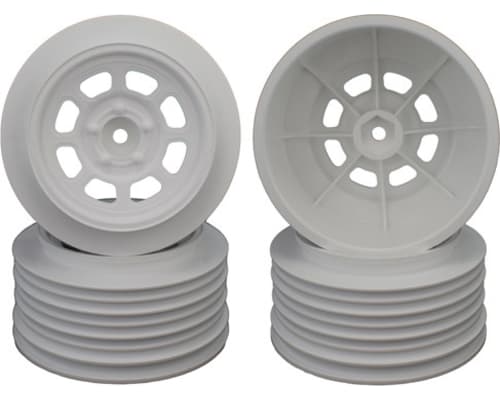 Speedway Wheels for TRA Slash Rear/21.5mm BKSP/WHITE/ (4) photo