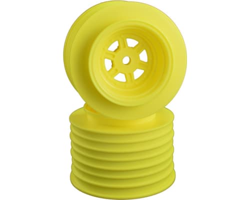 Gambler Rear Sprint Wheels with 12mm Hex / AE -TLR / YELLOW photo