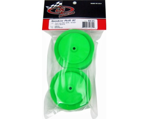 SpeedLine PLUS SC Wheels TLR 22SCT - TEN-SCTE / TEKNO SCT Green photo