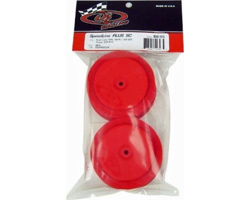 SpeedLine PLUS SC Wheels TLR 22SCT - TEN-SCTE / TEKNO SCT Red photo